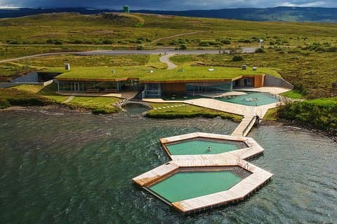 Vök Baths , geothermal destination in East Iceland