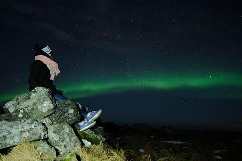 Private Northern lights with photographs