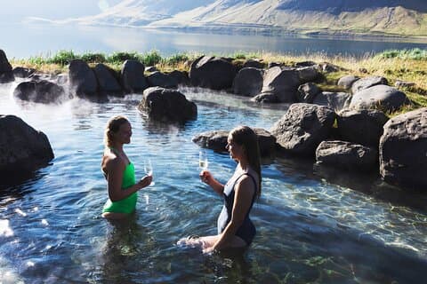 Hvammsvík Hot Springs Admission Ticket