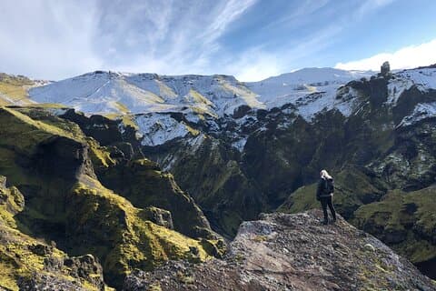 Enjoying the view in Thorsmork
