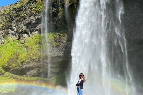 Private South Coast: Black Sand Beach & Waterfalls from Reykjavik