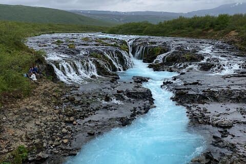 Brúarfoss waterfall