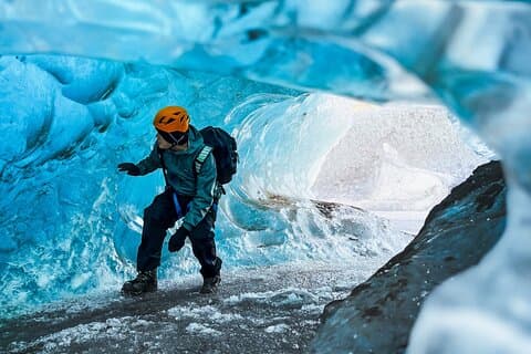 Ice cave exploration