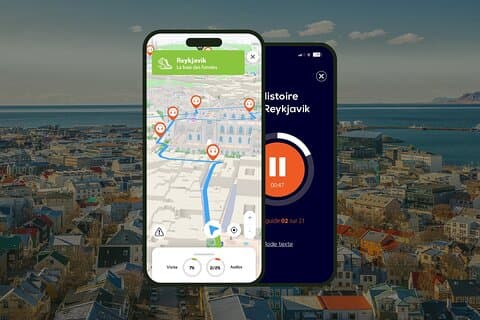 GPS Audioguide app: From the Old Port to Hallgrímskirkja (Offline).