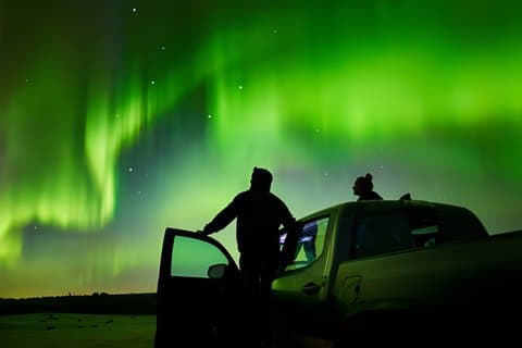 Private Northern Lights Tour with Hvammsvik Hot Spring Tickets