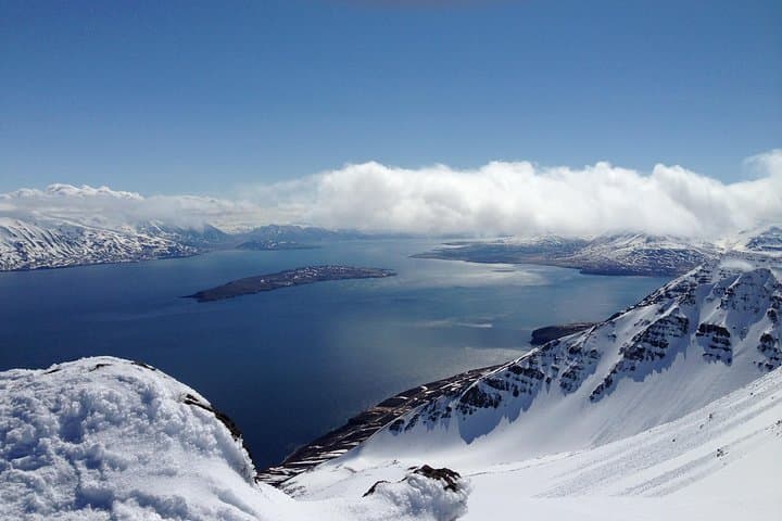 Eyjafjordur and hrísey island