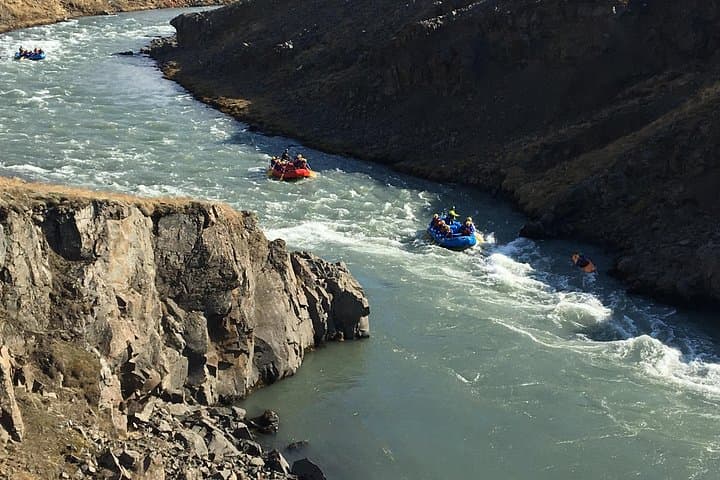 West Glacial River Rafting Tour near Akureyri