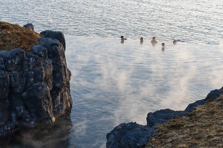 Small-Group Golden Circle, Sky Lagoon with Ticket & Kerid Crater