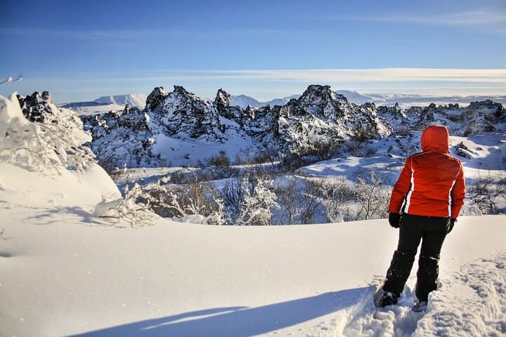Dimmuborgir Lava Fields in winter