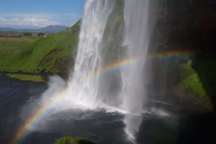 Behind Seljalansfoss