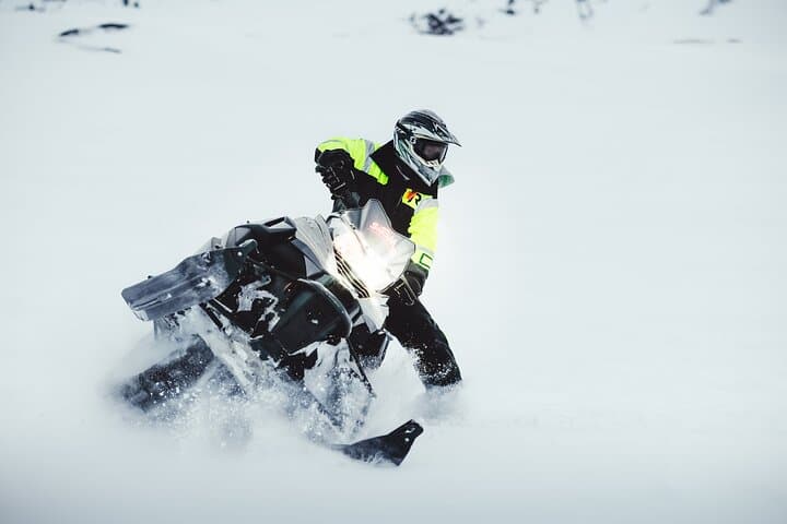 Fast-Paced Glacier Snowmobile Adventure from Gullfoss