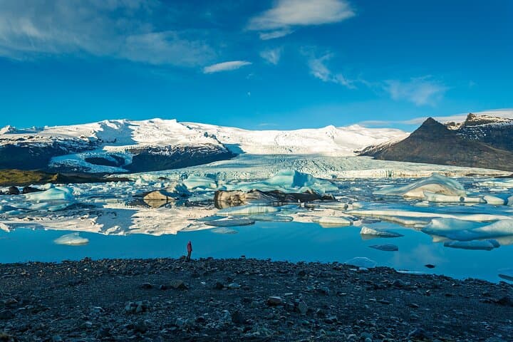 Guided Glacier Lagoon and Diamond Beach Day Trip from Reykjavik