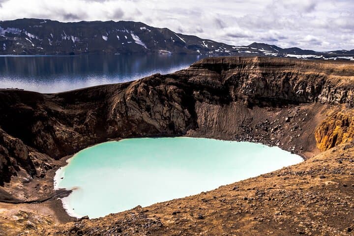 Viti Crater and lake Askja