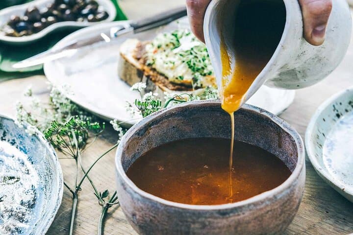 The restaurant located within Hvammsvik offers a selection of locally inspired dishes, waiting for you to enjoy