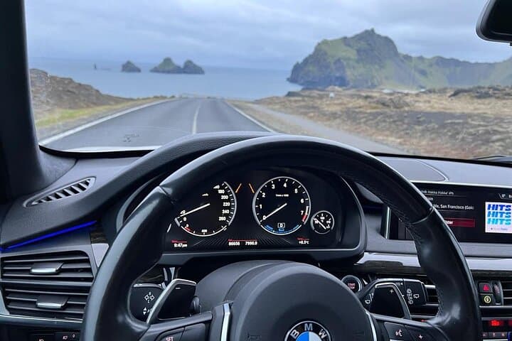 View of the rest of the Iceland from the Westman Islands Archipelago.