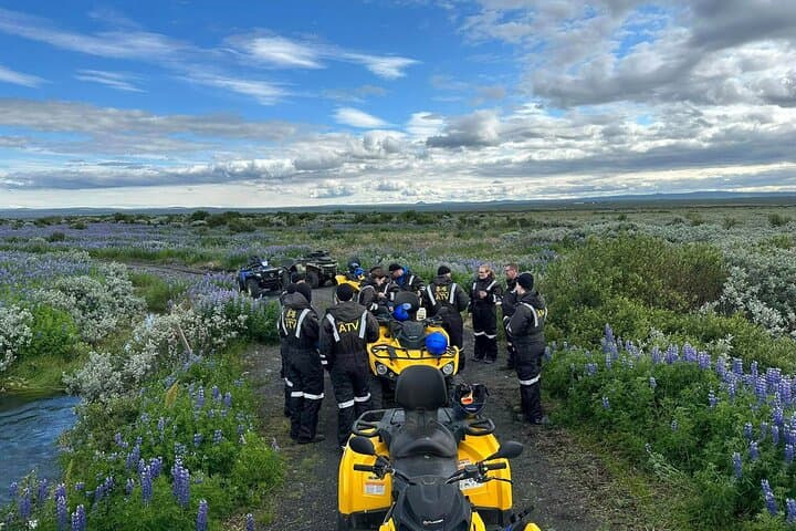 2 hrs. ATV quad trip down with glacier river Northeast of Iceland