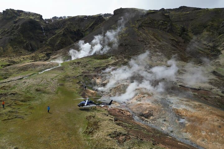 Fire and Ice Helicopter Tour: Glacier and Hengill Geothermal Area