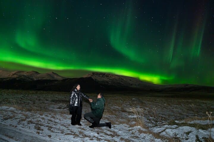 Private Aurora Hunt in Iceland with Professional Photos