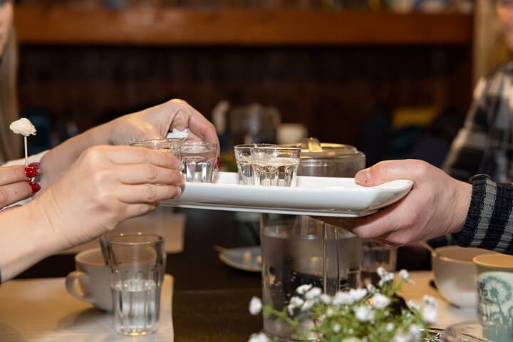 Brennivin . Our traditional liquor is not for the feint of heart. It has a very "distinctive" taste to it.