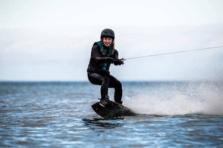 Private wakeboarding or waterskiing trip in Westfjords