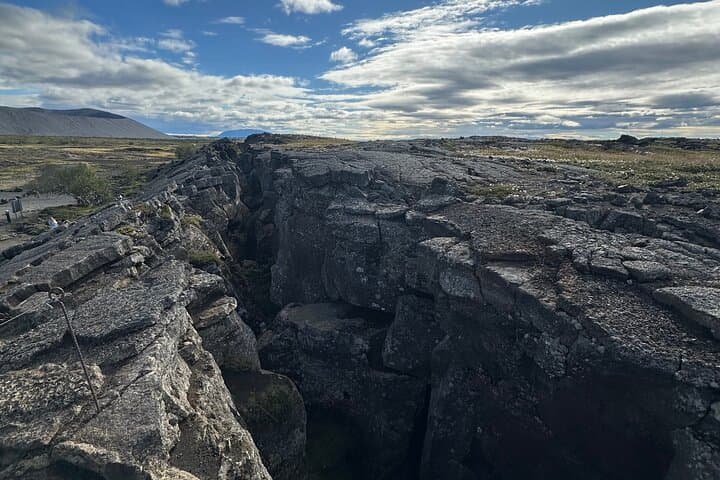 Tectonic plates (north American and Eurasian plate )