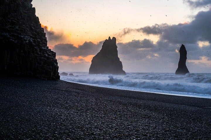 South Coast Tour: Waterfalls, Glaciers and Black Sand Beach