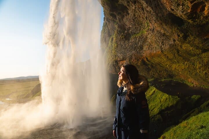 South Coast, Waterfalls and Vík village from Reykjavik