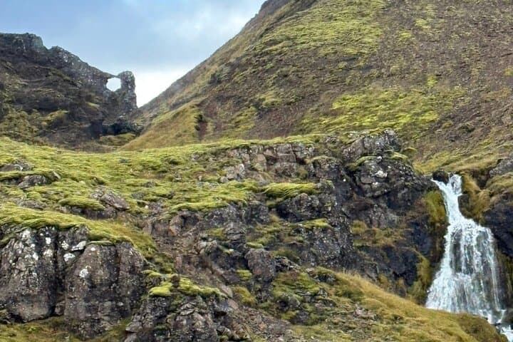 Kissing Trolls and a nice little waterfall