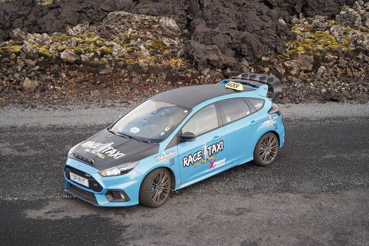 Private Airport Transfer in Icelands Only Rally Car Taxi