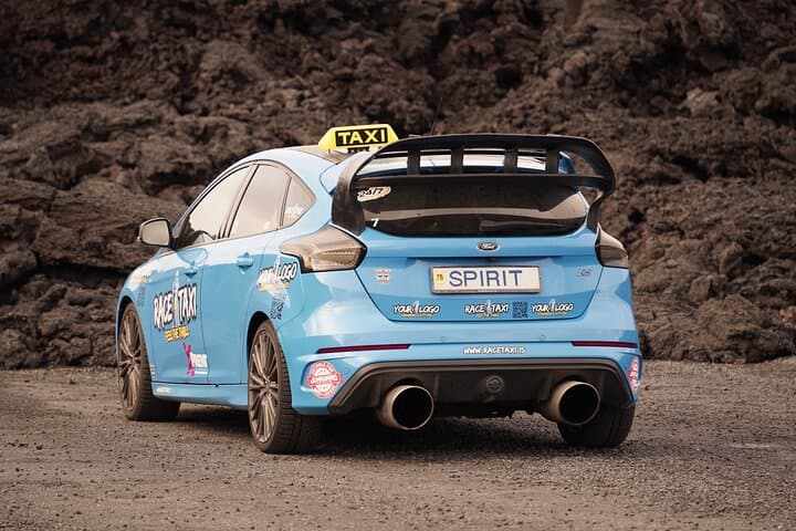 Private Airport Transfer in Icelands Only Rally Car Taxi