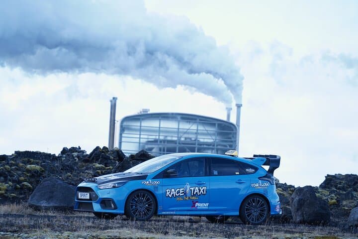 Private Airport Transfer in Icelands Only Rally Car Taxi