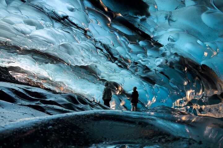 Remote ice cave