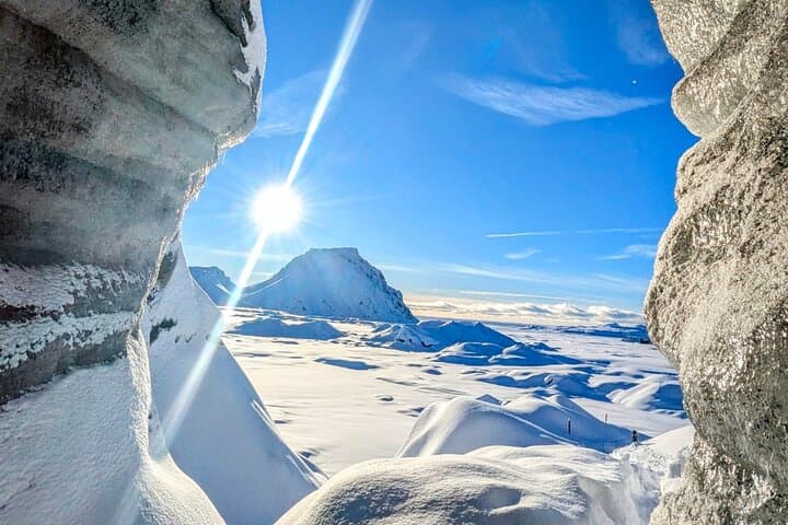Katla Ice cave in January