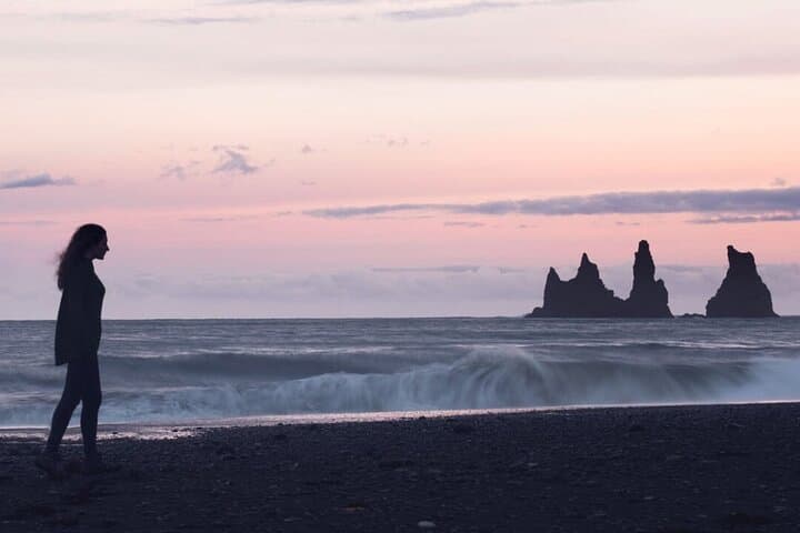 South Coast Group Tour Waterfalls Glacier and Black Sand Beach
