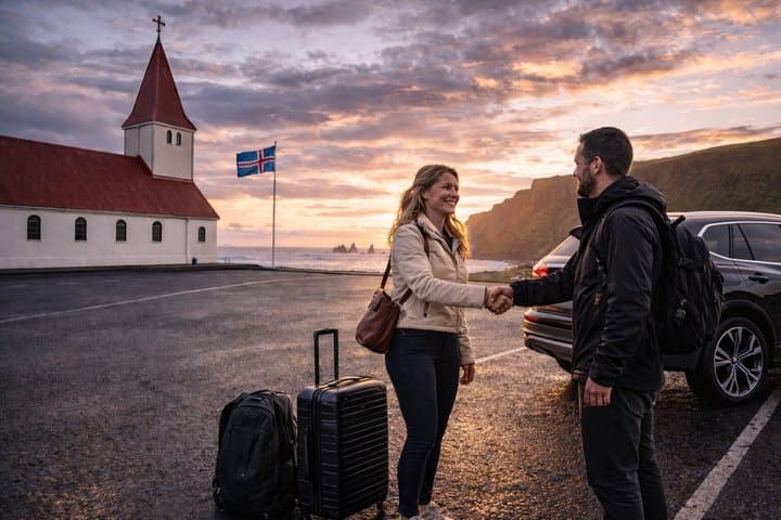 Keflavik Private Transport to Vík í Mýrdal & South Coast Area