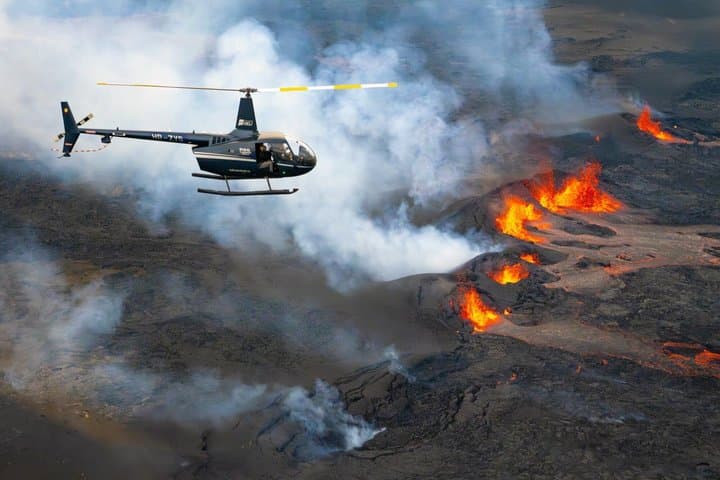 Reykjavik Helicopter Private Tour of Volcanoes