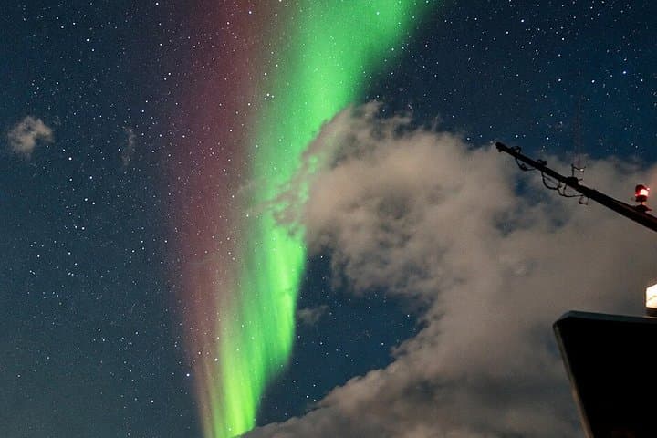 Northern Lights Boat Tour with Hot Chocolate and Free Retry
