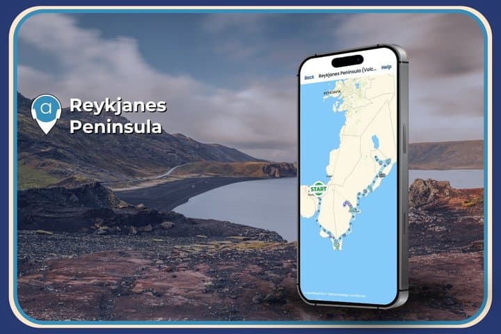 Reykjanes Peninsula: Volcanos & Blue Lagoon Self-Guided Tour
