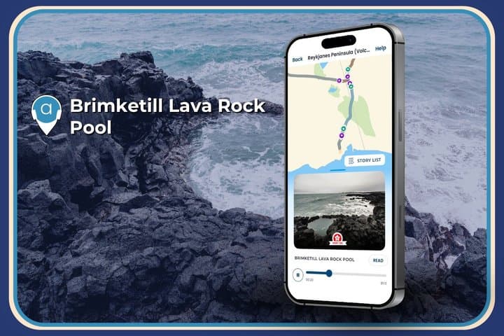 Reykjanes Peninsula: Volcanos & Blue Lagoon Self-Guided Tour
