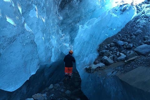 A Natural Ice Cave