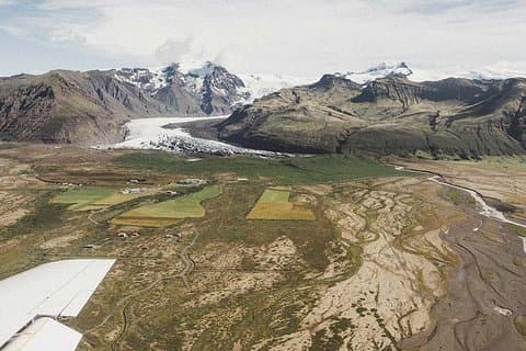 The beautiful sights surrounding our base at Skaftafell Terminal