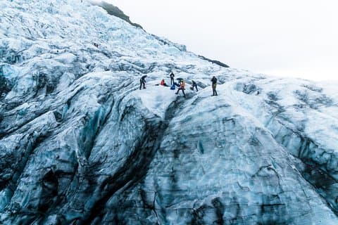 Glacier hike and Ice cave