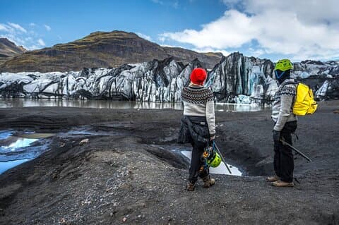 It's amazing feeling when you are standing close to the glacier.