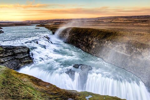 Gullfoss Waterfall