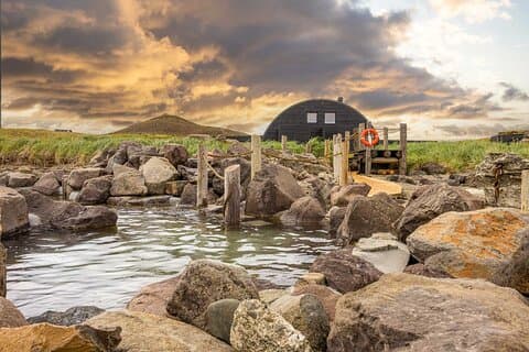 The Hvammsvik Hot Springs were recently voted the number one thing to do in the world