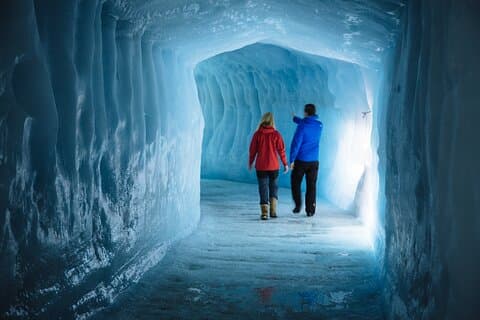 Private West Coast Waterfalls and Ice Cave Tour