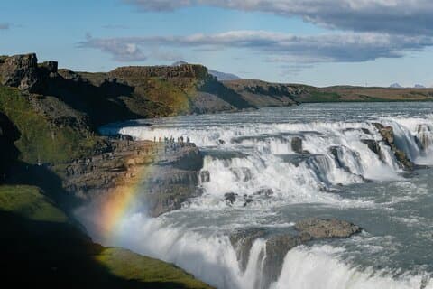 Gullfoss in summer