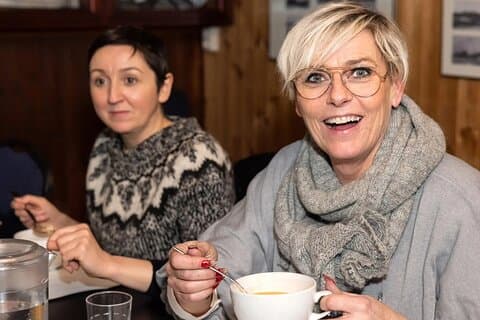 The taste of our soups will cast a smile on your face too!