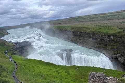 Gullfoss Waterfall in Iceland – Iconic Glacier-Fed Cascade and Natural Landmark