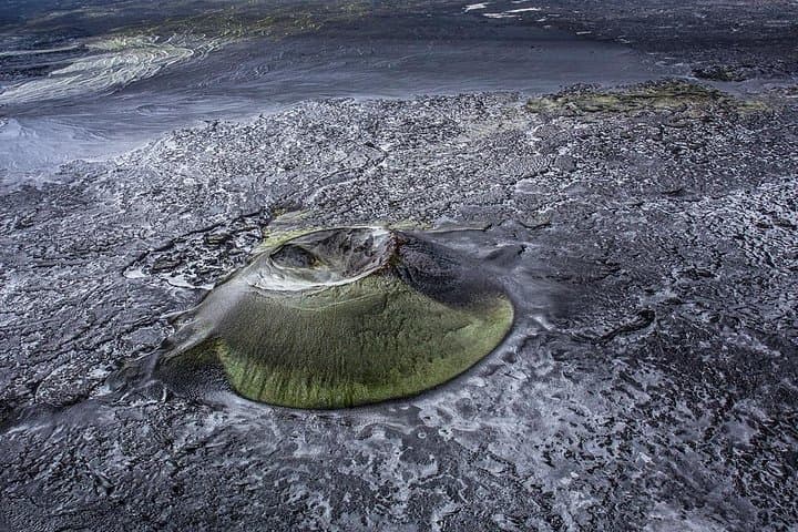 One of laki craters